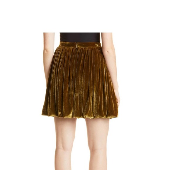 ☀️NWT Rebecca Taylor Velvet Miniskirt - Picture 2 of 2